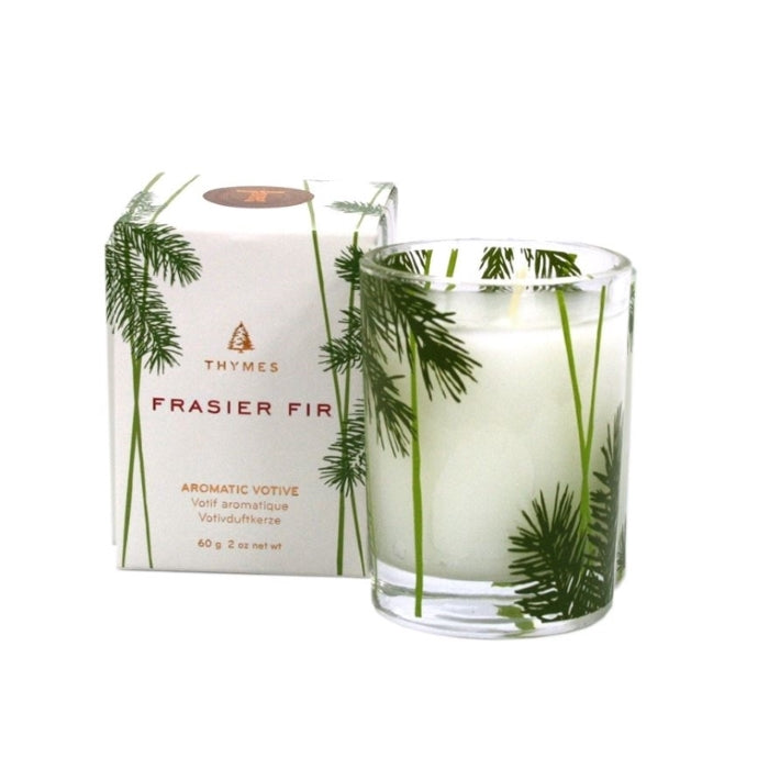 Thymes Frasier Fir Aromatherapy Votive Candle