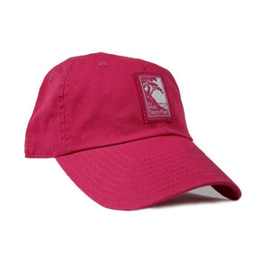 Women's Cassis (pink) adjustable hat with The Lodge at Torrey Pines logo