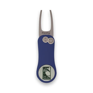 Blue Pitchfix Divot Tool with Magnetic Ball Marker from The Lodge at Torrey Pines