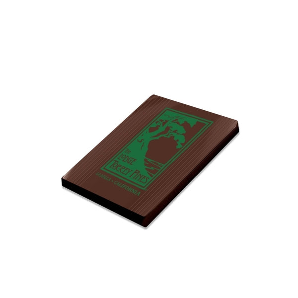 Chocolate business card with The Lodge at Torrey Pines logo