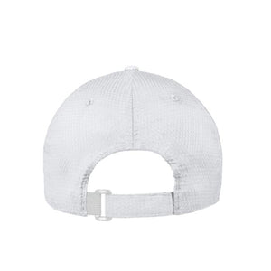 Back view of men's Under Armour Zone adjustable hat in white from The Lodge at Torrey Pines
