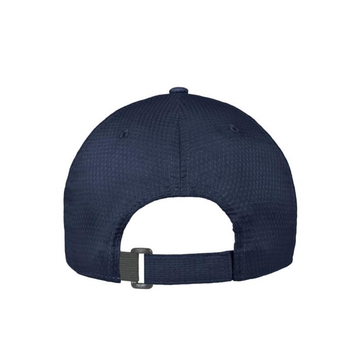 Back view of men's Under Armour Zone adjustable hat in navy blue from The Lodge at Torrey Pines