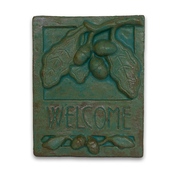 Welcome Tile Oak by Janet Ontko | The Lodge at Torrey Pines