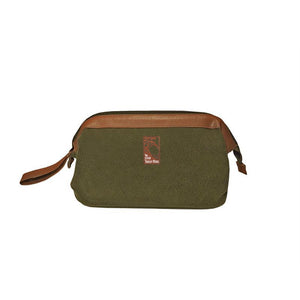 Dopp Kit in Millwood Green Faux Suede from The Lodge at Torrey Pines